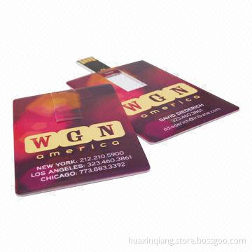 Credit card USB flash drive
